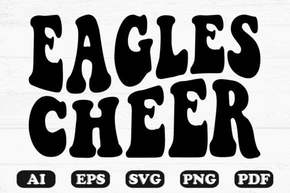 Eagles Cheer Kids SVG T-Shirt Design: Graphics for Crafts