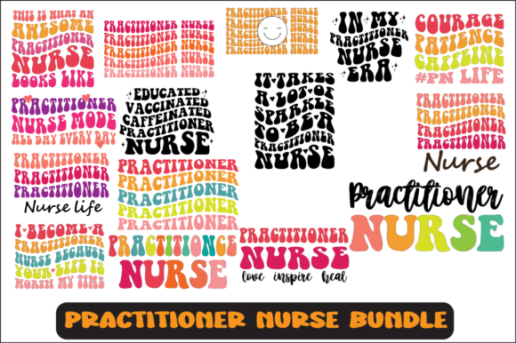 Practitioner Nurse SVG Design Bundle: Graphics for Crafts & Content